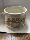 Vintage Soup Bowl Cream Of Mushroom Recipe Oversized Coffee Mug Large Cup Handle