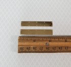 Dollhouse Door Kick Plates Gold Plated Brass 1 12 Scale Miniature Set Of 2