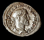 235-238 Ad Maximinus I   Victory Ancient Roman Silver Denarius Coin