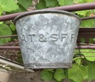 Vintage At sf Ry  Atchison Topeka   Santa Fe   Railroad Rail Yard Drinking Ladle