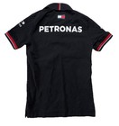 Mercedes Amg Petronas F1 Team Sponsor Polo Shirt Black Xs Formula One Racing