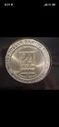 Rare 1993  1 Golden Nugget Casino Token 10th Anniversary 24 Karat Club 2-tone