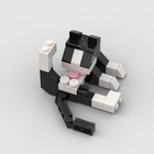 Animal Series 62pcs Moc Bricks Cat Figires Diy Building Blocks Kids Funny Gift