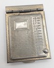 Vintage Mini Pocket Address Book Metal Pop Up Flip Top Slide Telephone Index