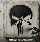 Custom Punisher Skull Stencil Set     Reusable 10 Mil Mylar Template For Painting