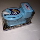 Vintage Ever Last Mysterious Toilet Piggy Bank Wind Up Coin Bank Hand Nos