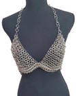 Handlinked Chainmail Top Aluminum Butted Chainmail Top Medieval-inspired Bra 