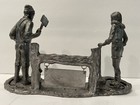 Michael Ricker Pewter Signed Art Sculpture Lumberjack Stephen F Austin  175