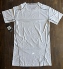 Nike Pro Combat Compression Shirt Men   s Xxl White Fitted Dri-fit Training Base