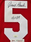 Johnny Bench Signed Mitchell And Ness Reds Jersey Jsa Coa Hof 89 Inscription 