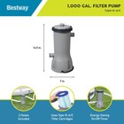 Bestway 1000 Gph Above Ground Swimming Pool Filter Pump  new Without Box 