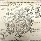 Original C 1757 Antique Copperplate Engraved Map Of China By Thomas Jefferys