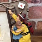 Vintage Vanmark Hero Of The Day Firefighter Fireman Picture Photo Frame Read 