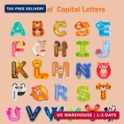 Fridge Magnets For Toddlers 1-3  Magnetic Letters  Alphabet Magnets For Fridge 