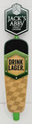Jack s Abby Craft Lagers Shield Beer Tap Handle W  8 Interchangeable Brew Labels