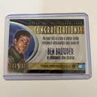 Farscape Auto Card A1 Ben Browder John Crichton 
