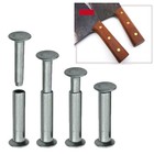 9 Sets Kitchen Knife Handle Screw Fixing Rivet Nuts Chef Knives Cutter Wooden Gr