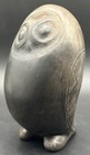 Vintage Pottery Owl Bird Figure Carved Wing Design Mexico Latin American