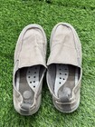 Crocs Walu Canvas Slip On Loafer Shoes Neutral Casual Grey 207635 Men   s 8