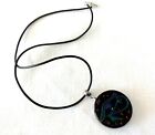 Orgone Pendant Necklace Eye Of Horus Black Tourmaline   Shungite  Emf Protection