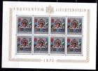 Liechtenstein 1960-1970 Five Souvenir Sheets Including Sc    553  557  674  364