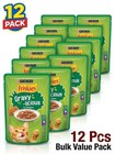 Purina Friskies Gravy-licious Chicken Flavor Wet Cat Food Pouches 70g  pack 12 