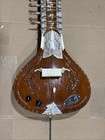 Used Sitar Vilayat Khan Style With Fiber Hard Case 7 -string Tun Wood Traveler