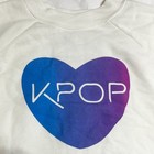 Kpop The Musical Broadway Souvenir Heart Pullover Cropped Shirt - Size Medium