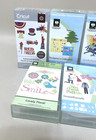 Lot Of 7 New Cricut Cartridges Sports Mania Calendar Floral Phrases Holiday