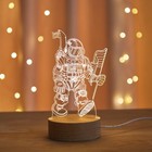 3d Led Night Light Usb Small Table Lamp Illusion Astronaut