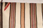 Antique Navajo Rug Native American Double Saddle Blanket 59x31  Vintage Striped