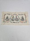 Antique Victorian Friendship Cross Stitch Needle Work Sampler Silhouette Friend