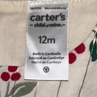 Carters Child Of Mine Holiday Holly Berry Cotton Baby Girls Dress Size 12m