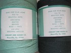 New Vintage Carpet Warp 3 Rolls Maysville 800 Yards Each   Lily Tru-tone 400 Yds