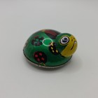 Vintage Kinzoku Tin Litho Turtle Friction Toy     Made In Japan 1950s