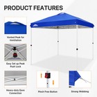 Eagle Peak 8x8 Straight Leg Pop Up Canopy Tent Instant Outdoor Canopy