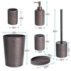 Bathroom Accessory Set  6 Piece Oil Rubbed Bronze Bathroom Accessories Set