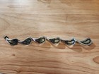 Mexico Bracelet Inlay Abalone Shell 925 Sterling Silver Vintage Signed 7 