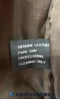 Vintage 1990s Argus Mens L Genuine Leather A-2 Flight Bomber Jacket Brown
