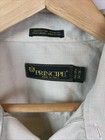 Principe Button-up Long Sleeve Dress Shirt Made In Italy Size Xl