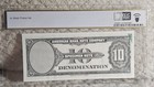 1929 Malaysia American Bank Note 10 Dollars  Pcgs 64 Ppq