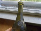 1850s Privy Dug Phalon Et Cie Emb Pineapple Applied Seal Blackglass Wine Bottle