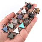 Natural Stones Crystal Star Pendulum Reiki Chakra Healing Reiki Dowsing Pendant