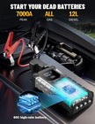 Car Jump Starter 7000a  Jump Starter Battery Pack For All Gas And 12 0l Diesel 