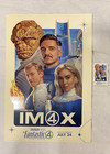 Fantastic Four First Steps Official Exclusive Set Imax Card   Mini Poster 13x19