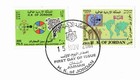 Jordan 2001 Dialogue Among Civilizations Rare First Day Cover Scott 1739-1740