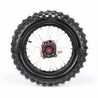 60 100-14 80 100-12 Front Rear Wheel Tires Rim For Kawasaki Pit Bike Klx110 Kx65