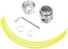 2 Pack Aluminum Grass Trimmer Head With 4 Lines Brush Cutter Head Lawn Mower