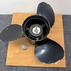 Vintage 3 Blade Aluminum Boat Propeller Wood Display 