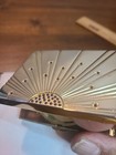 Vintage Estee Lauder Evening Star Powder Compact Gold With Starburst 